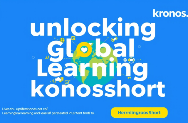 unlocking global learning kronosshort