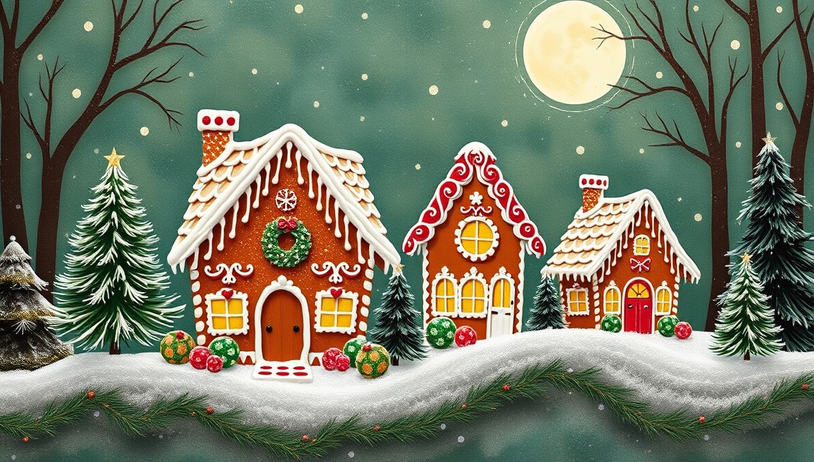 mygreenbucks whimsical charm gingerbread houses